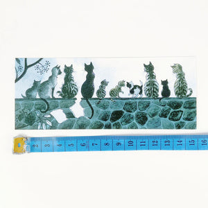 HAIRY MACLARY CATS ON WALL- BOOKMARK