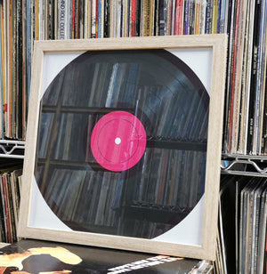RECORD FRAME MAHOGANY 12 INCH, DISPLAY YOUR LPS LP FRAME