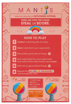 MANTIS GAME (BY EXPLODING KITTENS)