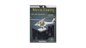 METAL EARTH AH-64 APACHE HELICOPTER PUZZLE