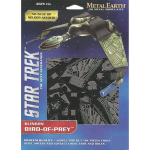 METAL EARTH STAR TREK BIRD OF PREY