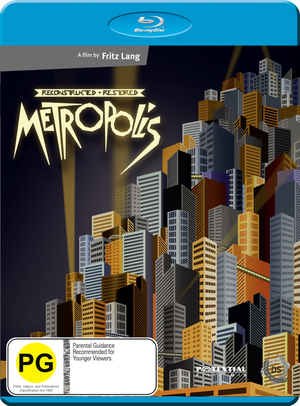 MOVIE SCI | METROPOLIS - RECONSTRUCTED - RESTORED (BLU - RAY DVD)