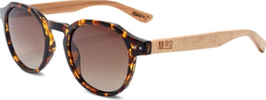 ROCCA SUNGLASSES TORTOISESHELL WOOD ARMS