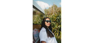 CILLA BLACK DARK GREEN SUNGLASSES CILLA