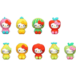 HELLO KITTY FRUITS 3D BAG BUDDIES KEYRING HANGERS (BLIND BOX)