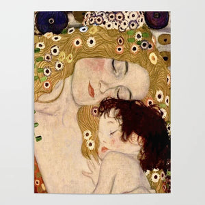 GUSTAV KLIMT MOTHER AND CHILD  POSTER 278