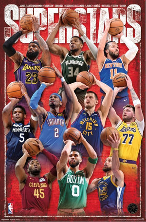 BASKETBALL SUPERSTARS OF 2025 POSTER 33