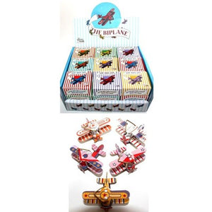 TIN BI- PLANE VINTAGE MINI TOY
