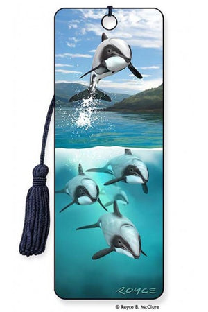 HECTORS DOLPHIN NZ 3D MOVING BOOKMARK LENTICULAR
