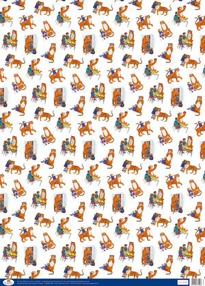 TIGER WHO CAME TO TEA GIFT WRAP