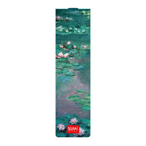 BOOKMARK | CLAUDE MONET WATERLILLIES BOOKMARK WITH ELASTIC