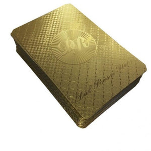 GOLD PLAYING CARDS DAL ROSSI