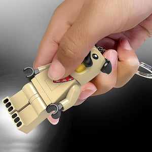 LEGO PUG KEYRING MINIFIGURE TORCH