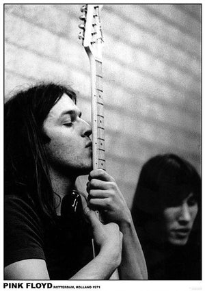 PINK FLOYD GILMORE BACKSTAGE ROTTERDAM HOLLAND 1971 POSTER 339