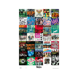 BEATLES SINGLES COVERS POSTER 472