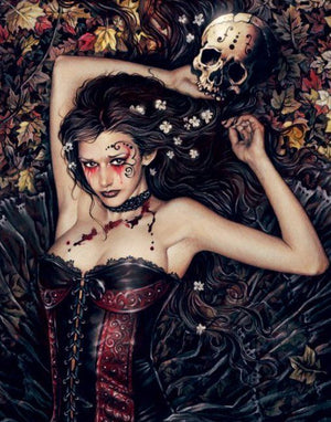 VICTORIA FRANCIS SKULL GIRL MINI POSTER 40*50CM 714