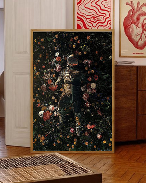 NICEBLEED ASTRONAUT FLOWERS POSTER 378