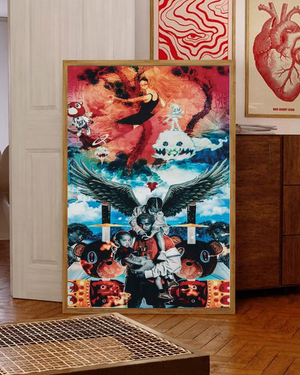 KANYE WEST ALBUM COLLAGE POSTER MAXI 193