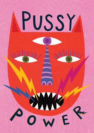PUSSY POWER CARD BY STUDIO SOPH