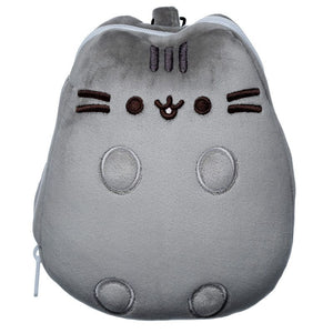 PUSHEEN TRAVEL EYE MASK AND NECK PILLOW -  ZIP UP