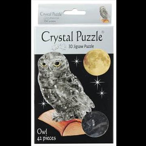 3D OWL HEDWIG CLEAR CRYSTAL PUZZLE HARRY POTTER