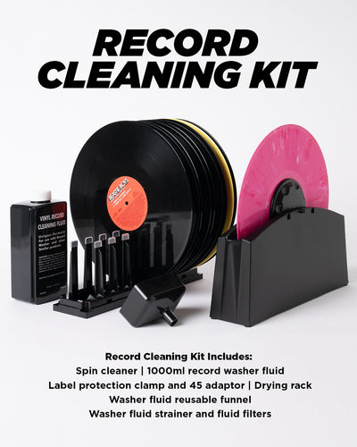VINYL RECORD CLEANING KIT (MANUAL SPINNING CLEANER) DC-513 WASHER    **
