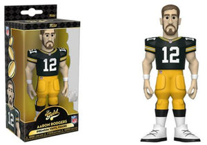 AARON ROGERS PACKERS NFL 5" VINYL GOLD FIGURINE