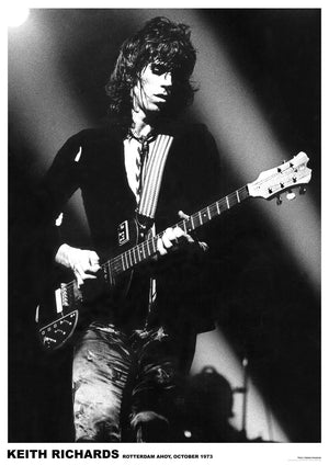 KEITH RICHARDS 1973 ROTTERDAM POSTER ROLLING STONES 664