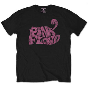 PINK FLOYD SWIRL 70S LOGO TEE