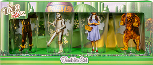 WIZARD OF OZ 4 GLASSES TUMBLER SET