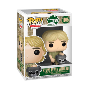 STEVE IRWIN AND SUI POP VINYL FIGURINE
