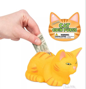 ORANGE TABBY CAT COIN PURSE
