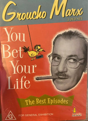 MARX GROUCHO | GROUCHO MARX - YOU BET YOUR LIFE BEST EPISODES (3DVD SET)