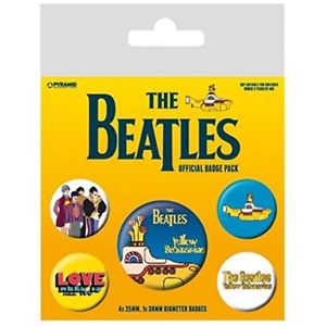 BEATLES YELLOW SUBMARINE BADGE PACK