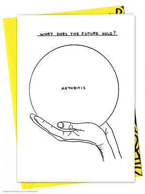 DAVID SHRIGLEY ARTHRITIS GREETING CARD