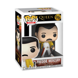 QUEEN FREDDIE MERCURY WEMBLEY 1986 POP! VINYL FIGURE #96 GOLD JACKET