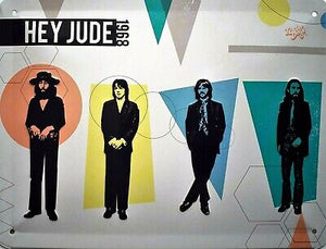 HEY JUDE BEATLES TIN SIGN 15X20XM