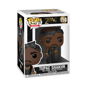 TUPAC BLACK BANDANA POP! VINYL POP VINYL FIGURINE 2PAC