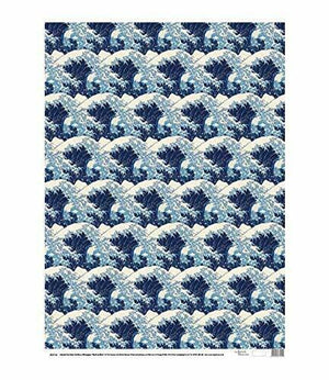 HOKUSAI WAVE GIFT WRAP SHEET