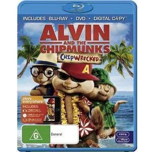 MOVIE BLUFAM | ALVIN AND THE CHIPMUNKS - CHIPWRECKED (BLU - RAY / DVD / DIGITAL)