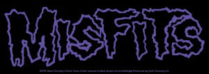 MISFITS BLUE LOGO STICKER