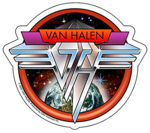VAN HALEN (SPACE LOGO) Sticker