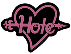 HOLE ARROW HEART STICKER