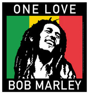 BOB MARLEY ONE LOVE STICKER