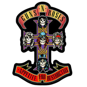 GUNS N ROSES LOGO STICKER