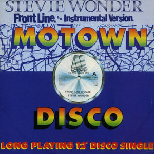 STEVIE WONDER | FRONT LINE 12 - UK - GENERIC MOTOWN SLEEVE - WRITING ON LABEL
