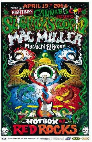 SLIGHTLY STOOPID / MAC MILLER MINI PRINT 27 X 43CM BOARD/BAGGED