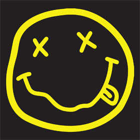 NIRVANA SMILEY STICKER