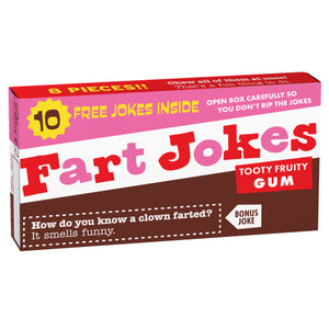 FART JOKES CHEWING GUM TOOTY FRUITY