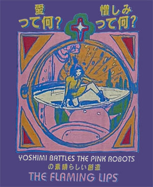 FLAMING LIPS YOSHIMI PINK ROBOT TEE